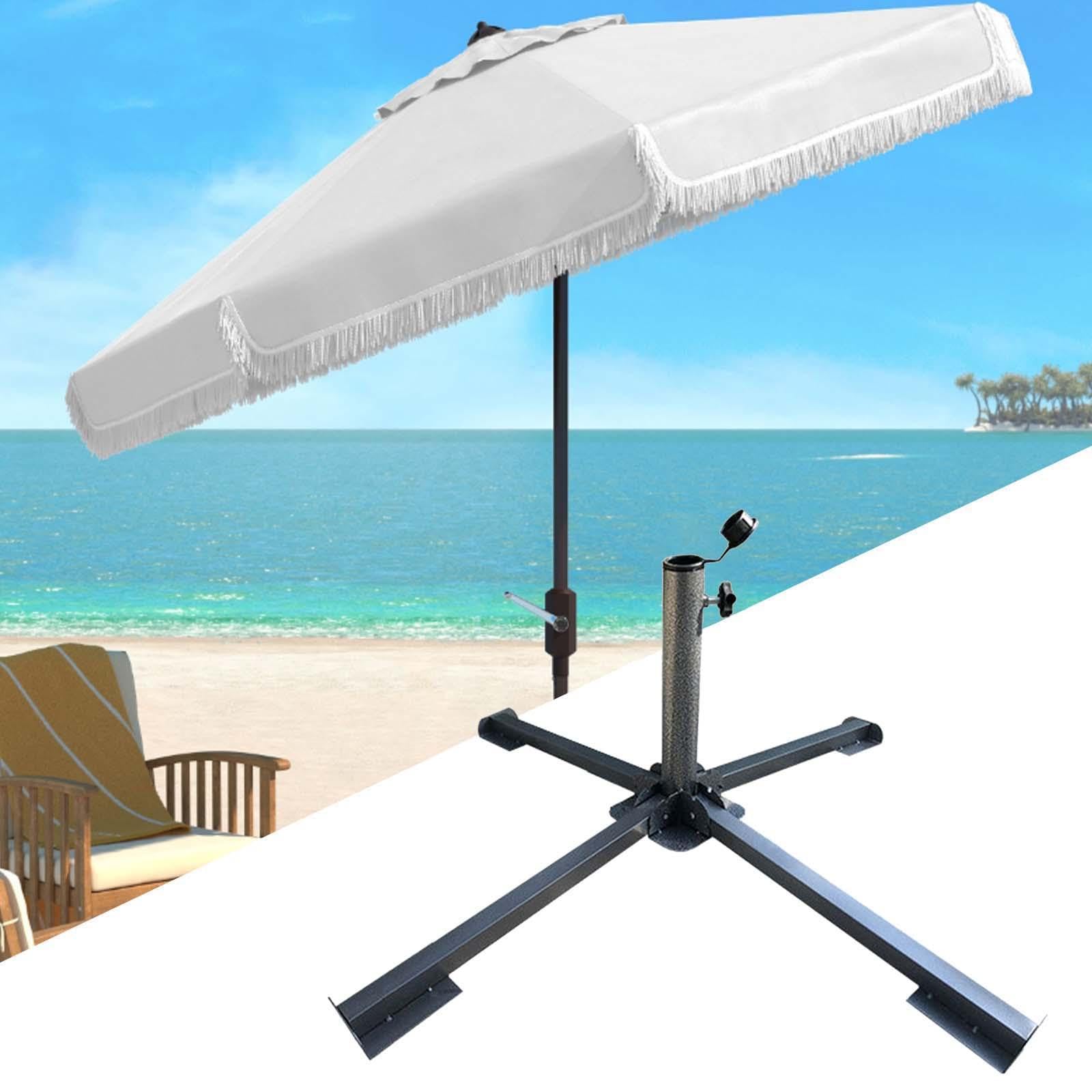 Przenośny stojak na parasol plażowy składany i lekki, łatwy montaż, idealny do użytku na zewnątrz, idealny na piknik, kemping i dni na plaży.