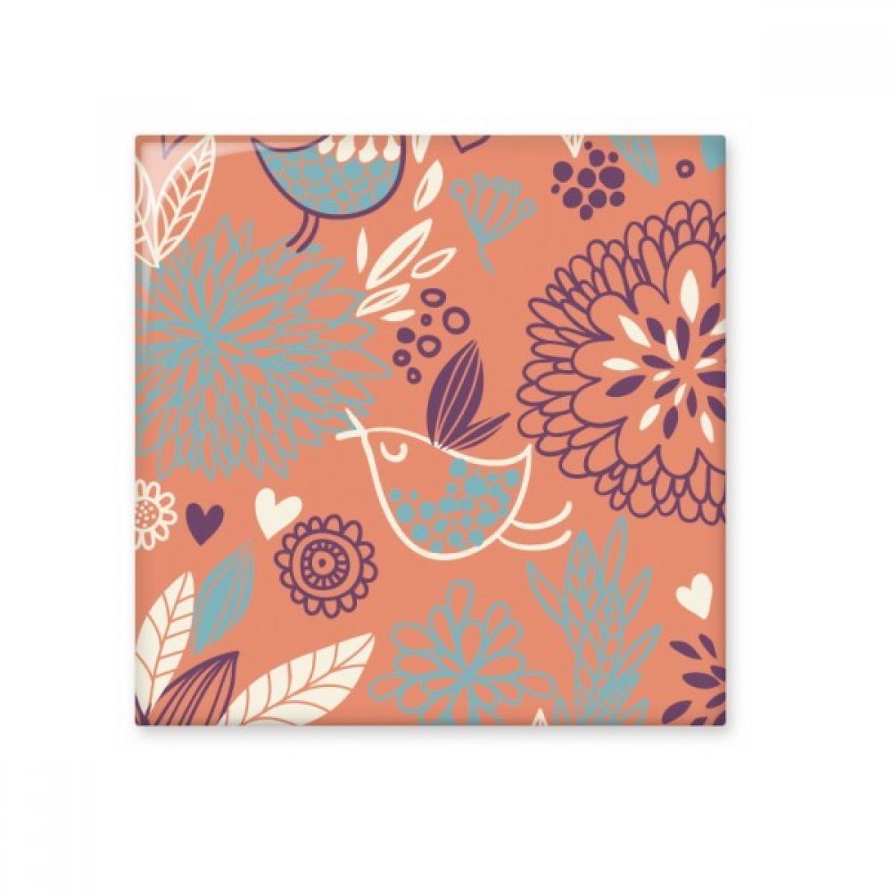 Carreaux de céramique artisanal avec peinture de fleur d'oranger style pierre naturelle