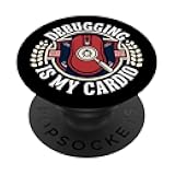 Debugging Is My Cardio Programmer Coder Funny PopSockets Adhesive PopGrip