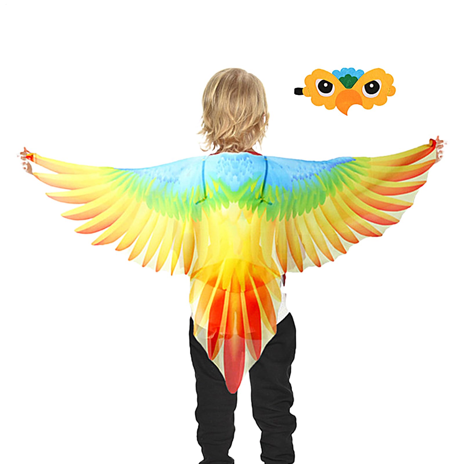 Kids Eagle Wings Costume, Role Play Party Eagle Wings Costume, Owl Dress-Up Costumes for Boys, Girls, Kids, Son — image 1
