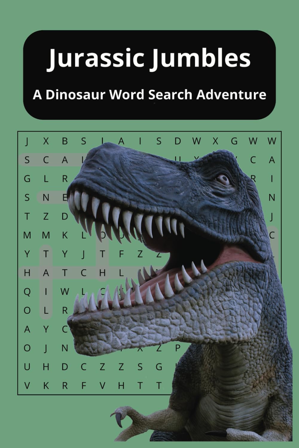 Dinosaur Word Search Puzzle Book: Word Searches Book | Dinosaur | 6x9 inches, 100 pages | 50 Puzzles | Jurassic |