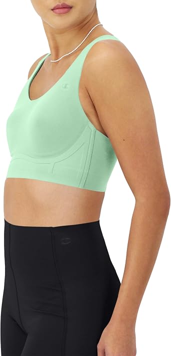 Champion Women's Sports Bra, Absolute Lift, Moisture Wicking, Moderate Support Bra for Women