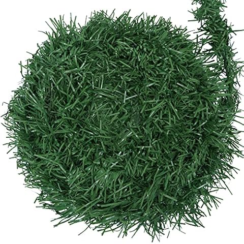 Pelle & Sol 52ft/16m Christmas Garland | Artificial Green Tinsel Christmas Tree Decorations | Ornamental Xmas Garland for Christmas Mantlepiece Decorations, Wall Decor & Christmas Gifts Cover