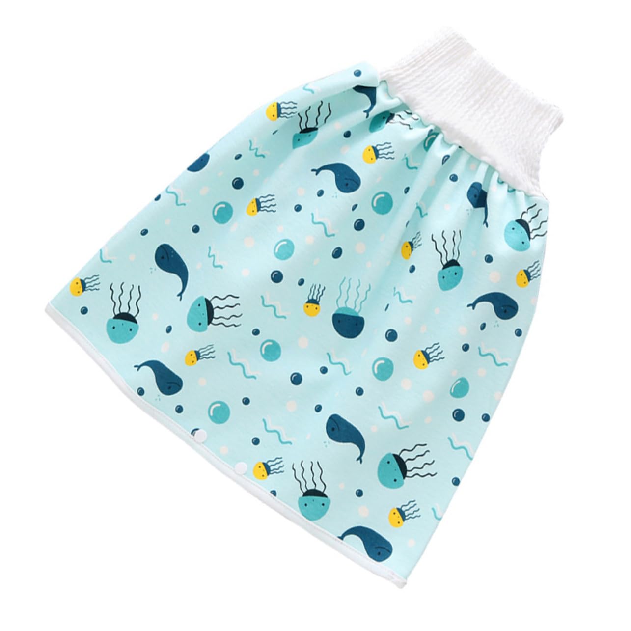 Toddmomy Baby Diaper Pants Washable Waterproof Leakproof Training Skirt Cotton Newborn Potty Training for Boys and Girls