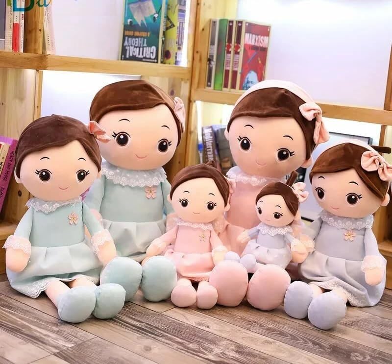 Image of Stuff Doll Soft Toy for Kids Dolls Plush Stuffed Girly Toys Gift Babies Cuddly Animal Cute Teddy Bear Plushie Safe & Huggable Gifts for Toddlers, Boys & Girls 40cm