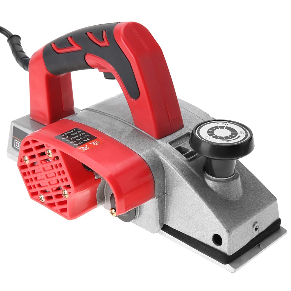 Pialla Elettrica, Pialla da 800 W 220 V/50 Hz Pialla Per Legno Pialla a Mano Pialla a Spessore Pialla da Banco Per La Lavorazione del Legno(EU Plug)