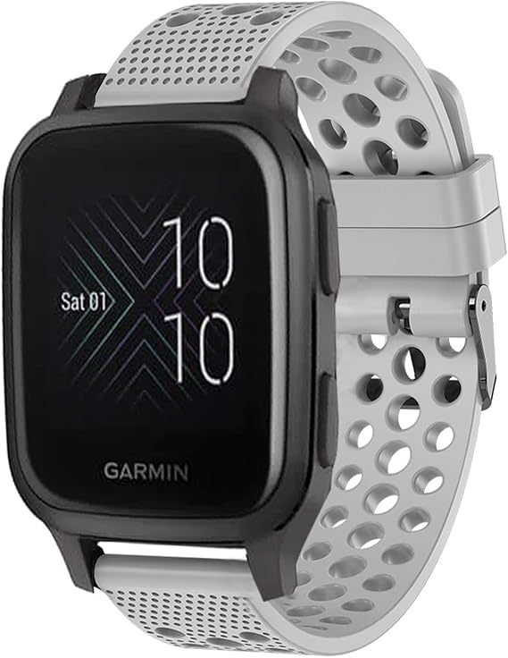 Compatible with Garmin Venu Sq Bands, YOUkei Silicone Replacement
