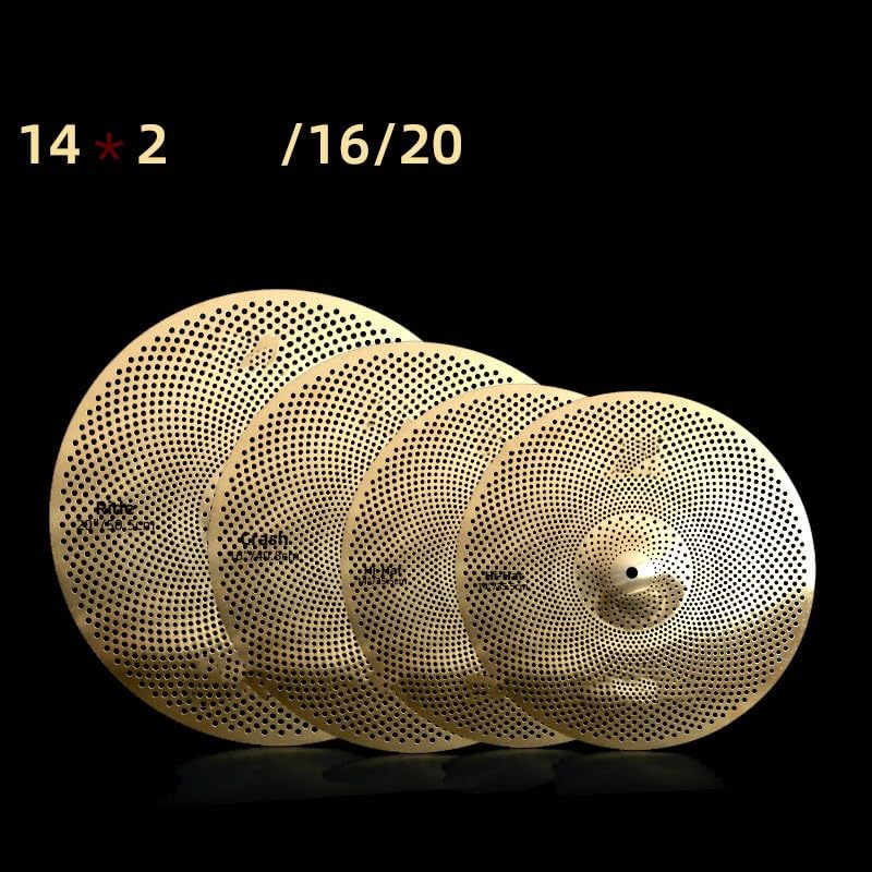 JITEM Drum Cymbals, Silent Cymbals, Jazz Drum Cymbals(Size:SET1)