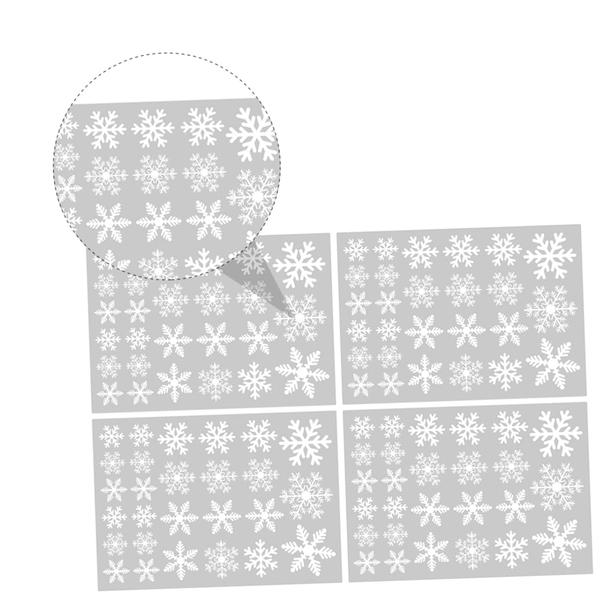 Cabilock 12hojas Calcomanías De Ventana Para Navidad De Adhesivos Estáticos De Para Decoración De Fiesta y Ventanas Para Navideño