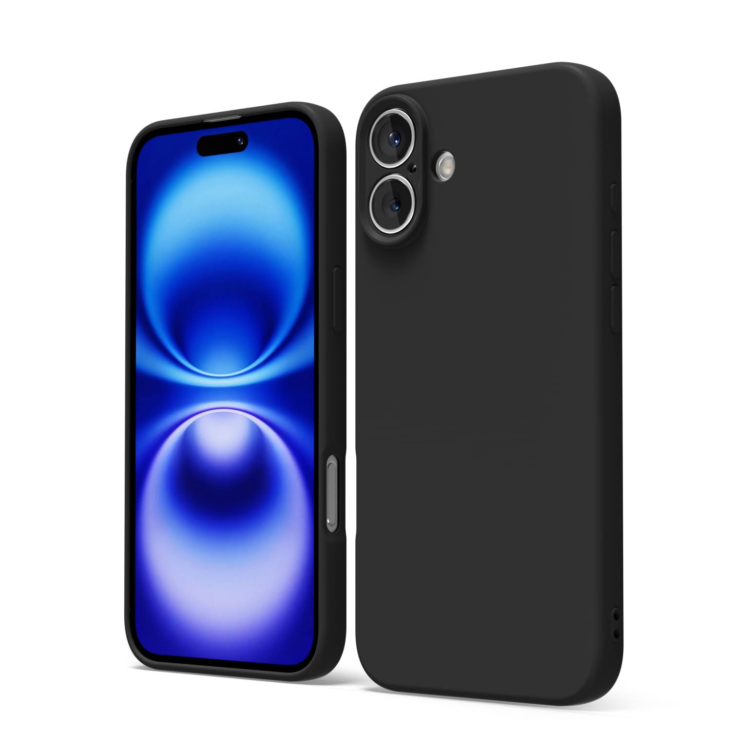 oakxco for iPhone 16 Pro Max Case Liquid Silicone, Soft Rubber Gel Elegant Aesthetic Basic Simple Cover, Cute Thin Slim TPU Matte Solid Color Plain Smooth Case for Women Girl, Light Pink — view 1088