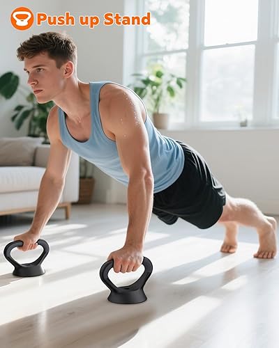 Miniatura 8 de Juego de mancuernas ajustables, 456585 libras, juego de pesas libres con conector, juego de mancuernas 4 en 1 para entrenamiento en casa y gimnasio