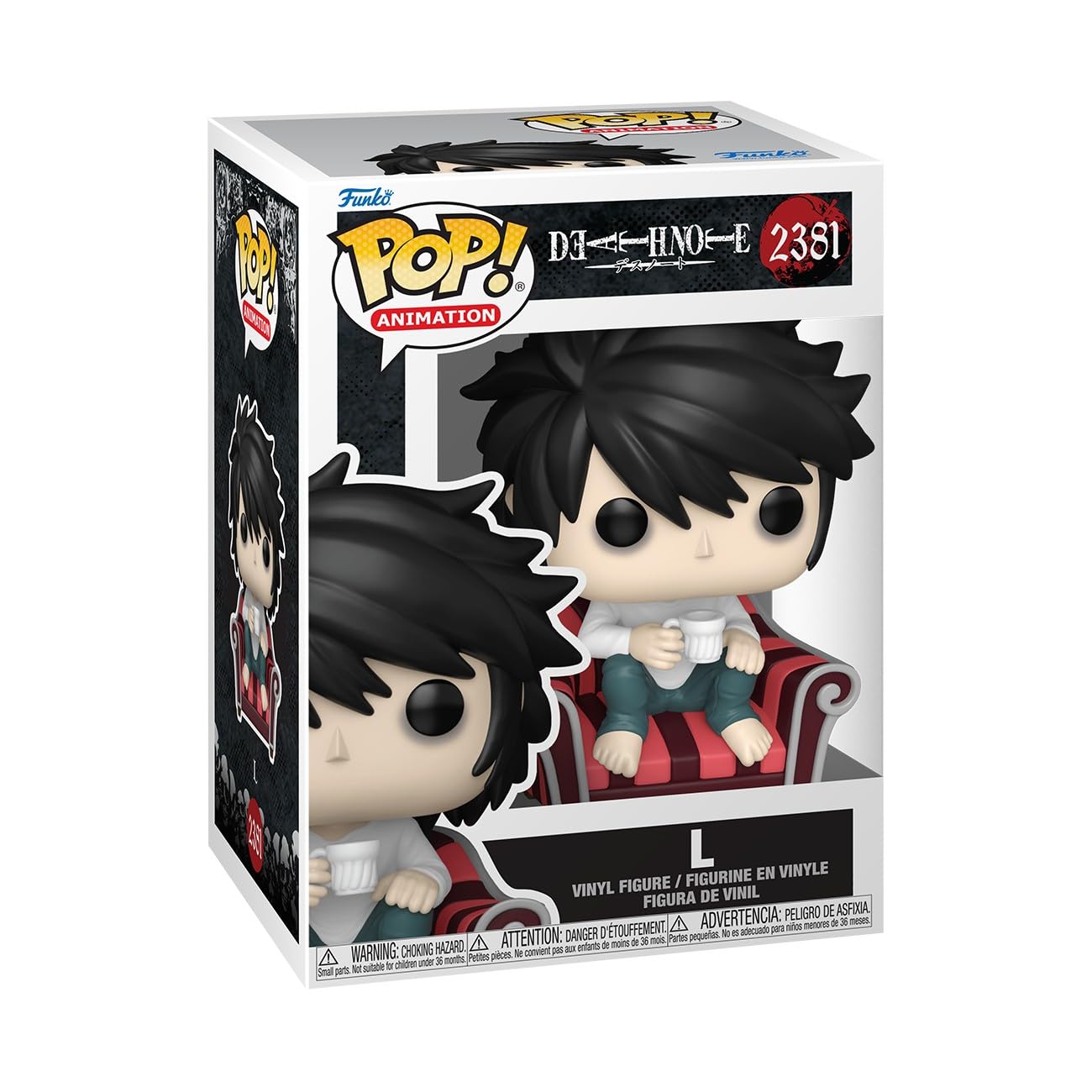 POP! Animation: Death Note - L - Collectable Vinyl Figure - Gift Idea - Official Merchandise - Toys For Kids & Adults - Model Figure for Collectors and Display