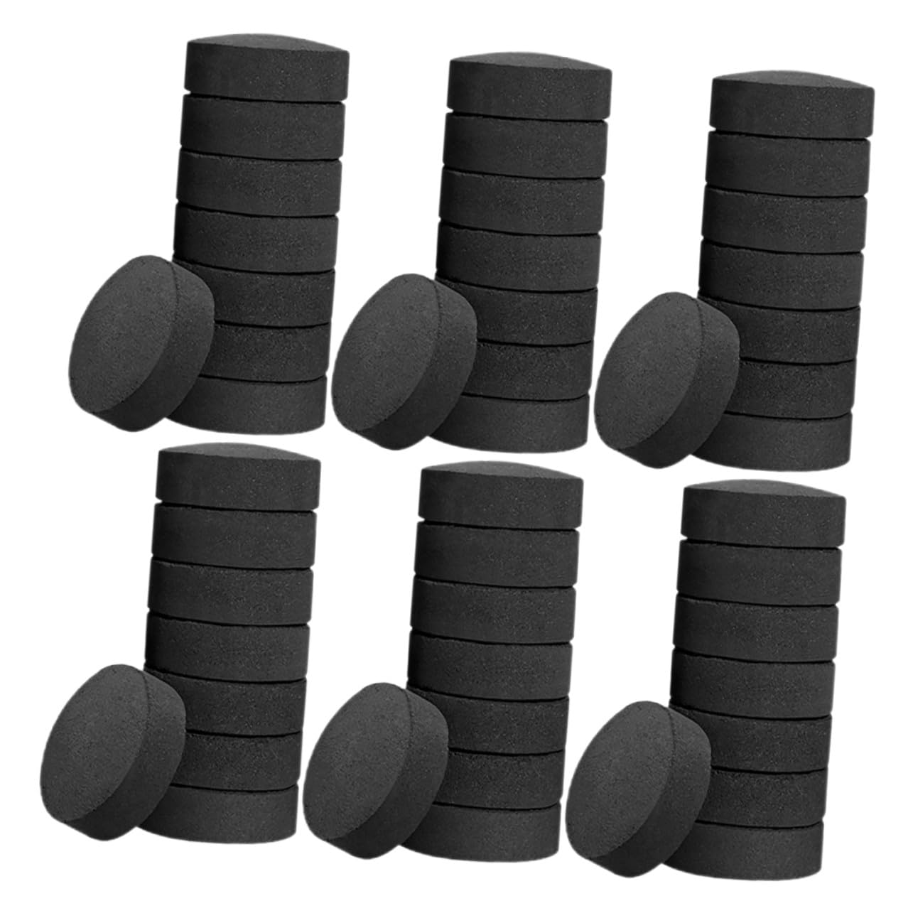 Toyvian 70pcs Charbon de Bois Portable pour Barbecue et Feu de Camp, Allumage Rapide, Léger, pour Camping et Randonnée