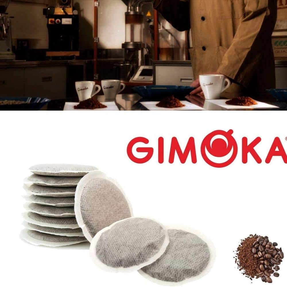 Gimoka Cápsulas Monodosis, Mezcla de Café Strong, intensidad 12-180 Cápsulas – Compatibles con Máquinas de Café Senseo - Producido en Italia - 10 paquetes de 18