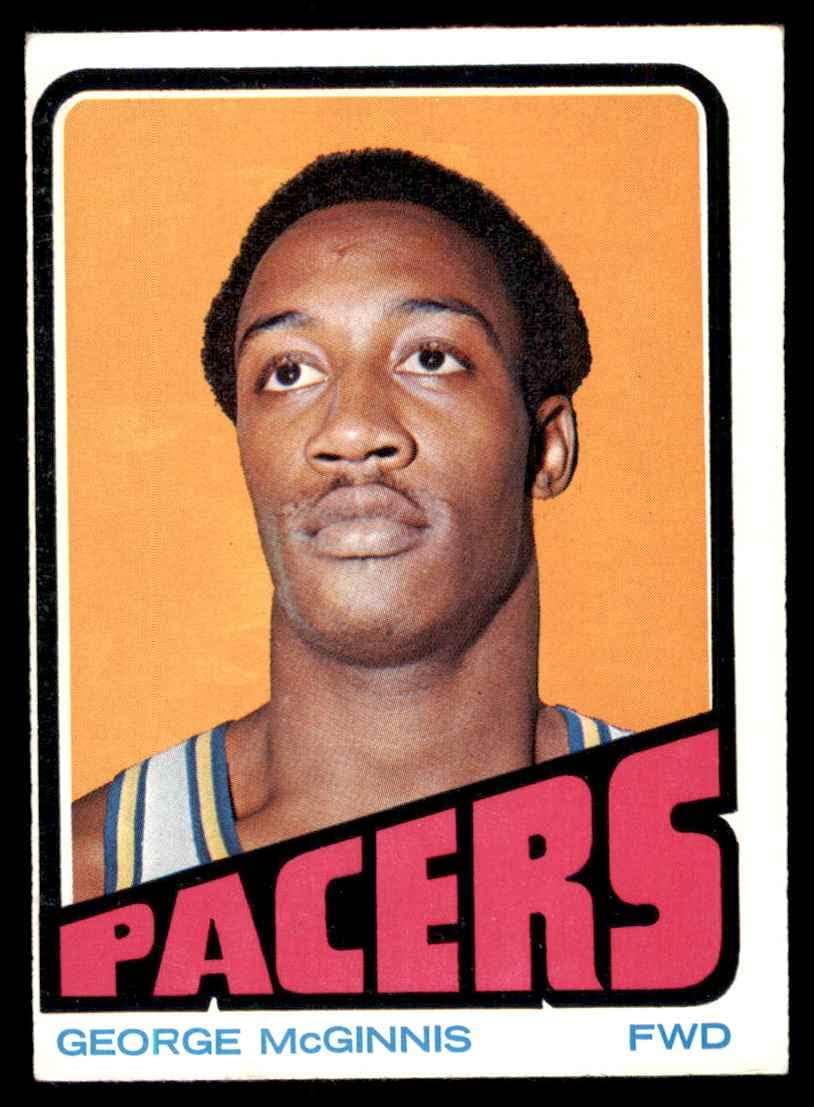 1972-73 Topps #183 George McGinnis VG+ Very Good Plus RC Rookie Indiana Pacers Basketball