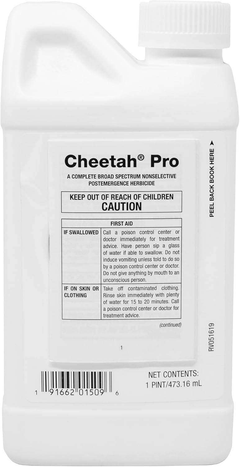 Nufarm Cheetah Pro Glufosinate Broad Spectrum Weed and Grass Killer, 16 fl oz