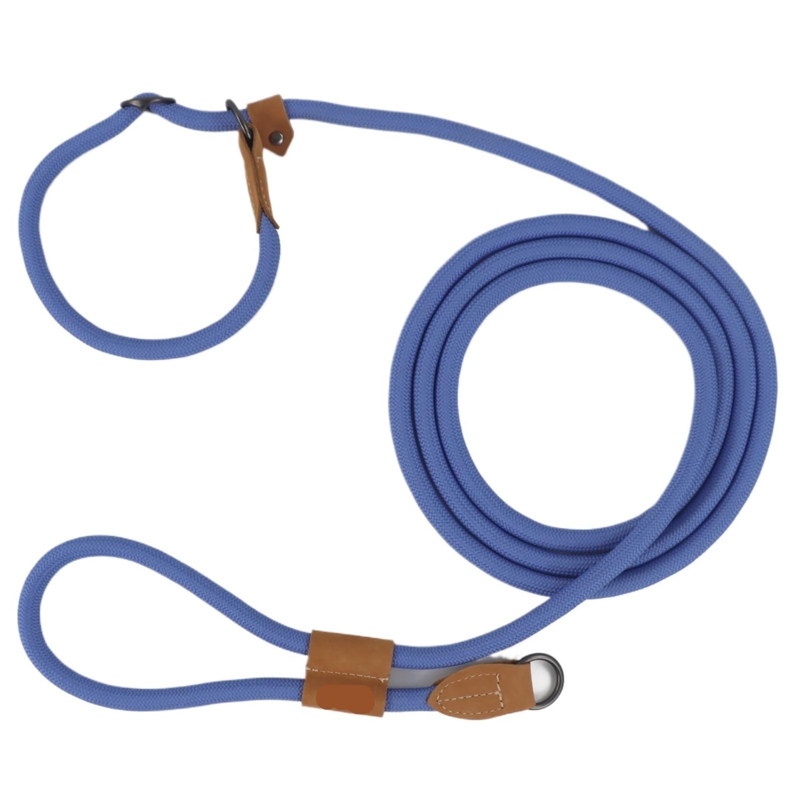 Laisse Main Libre Chien Laisse multifonctionnelle réglable en Forme de P for Chien, avec chaîne de Traction, for la Course et la Marche, Mains Libres(Blue,210CM)
