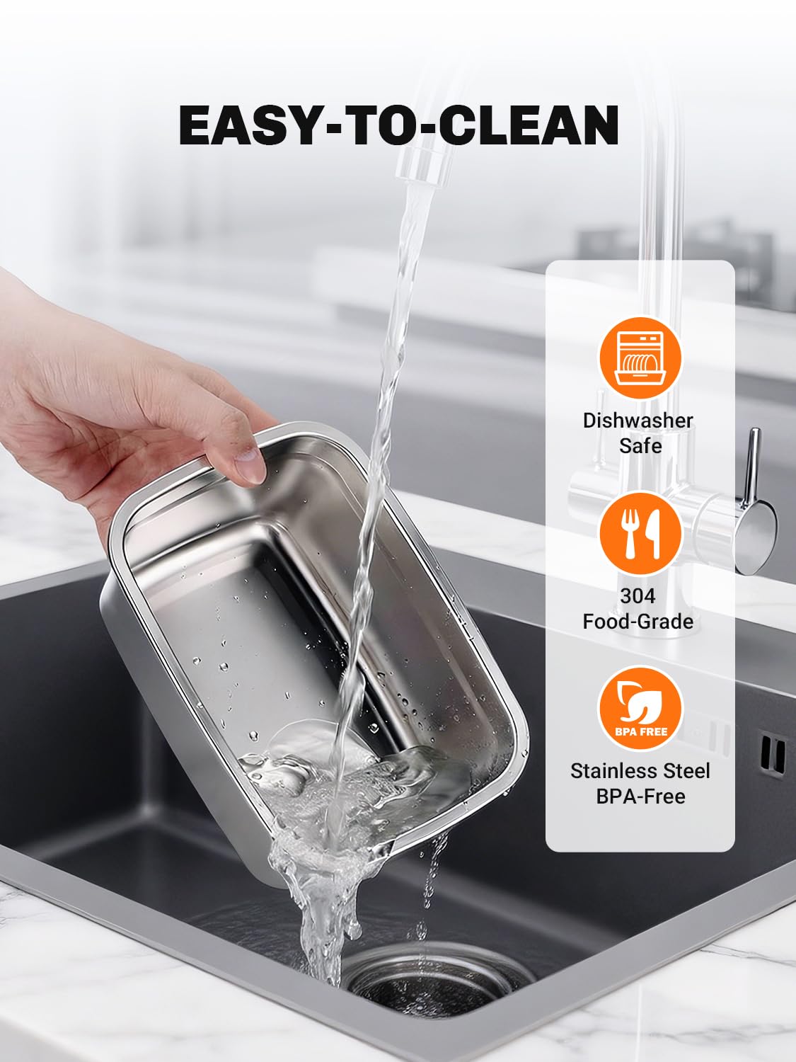 Inkbird Contenitore per il pranzo elettrico, 60 W, con funzione di riscaldamento rapido, ricaricabile, portatile, 1,5 l, a tenuta stagna, riscaldato, per ufficio, camion, esterno