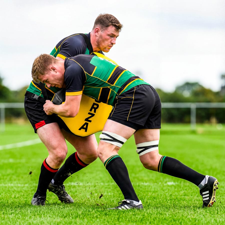 FORZA Bouclier de Plaquage Rugby Corps – Tapis de Contact Senior avec Mousse Haute Densité pour Entraînement Rugby