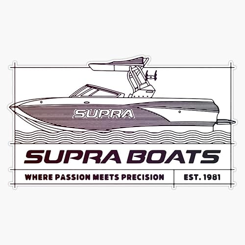 Miniatura 1 de Imán Supra Boats - Adhesivo de vinilo (5 pulgadas)