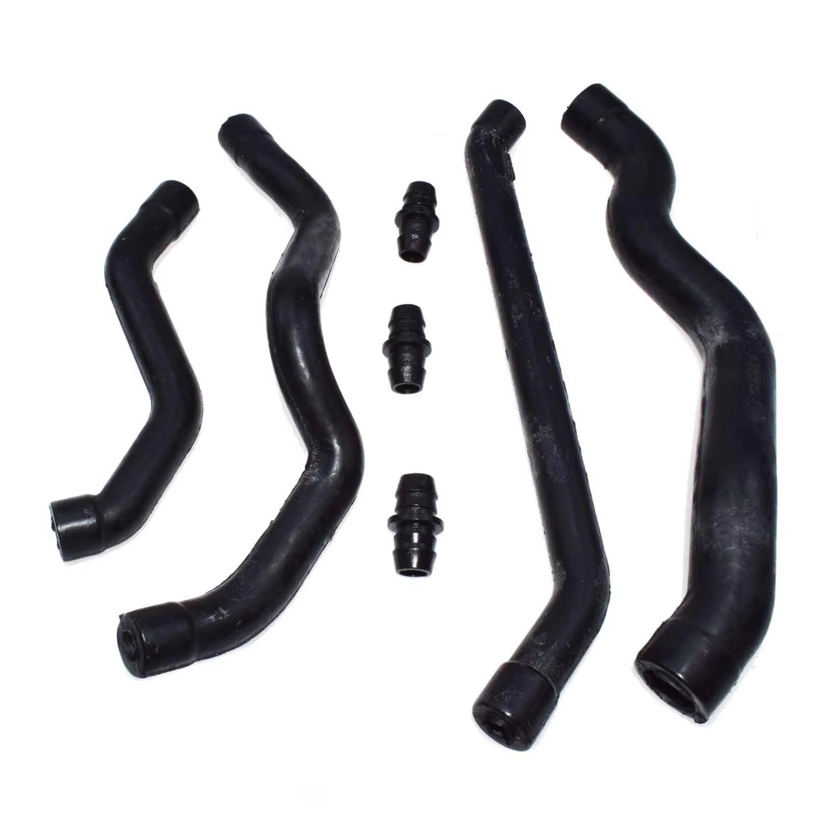 Fvoirss One Color Engine Breather Vent Hose Compatible With Benz For C320 For 4Matic Wagon 4-Door 2003 2004 For C320 Base Coupe 2-Door 2003-2005 Crankcase Breather Pcv Hose 1120180182(Set 3)