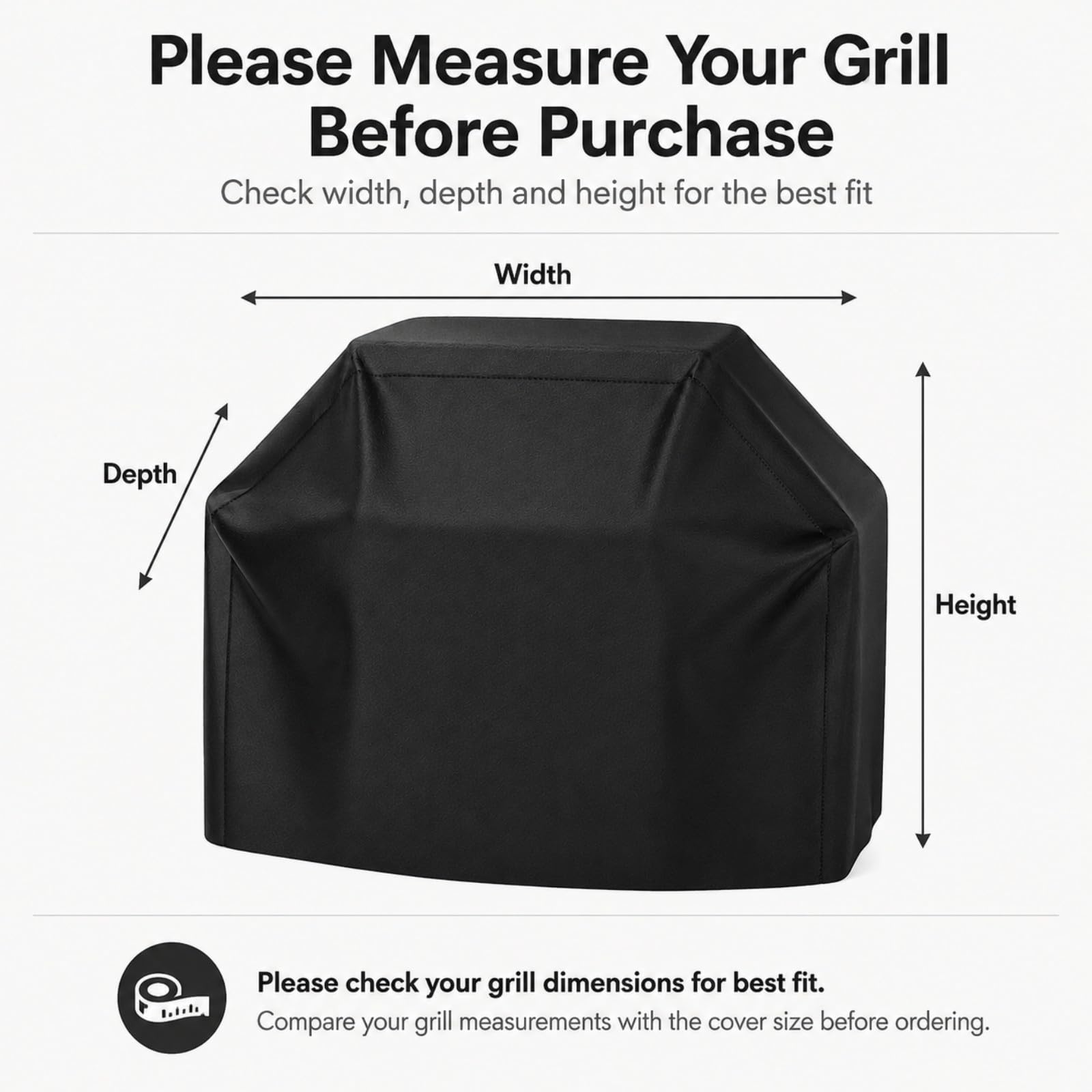 Housse Barbecue pour Weber Spirit E-425 2025 2026+,Imperméable 210D Oxford Anti UV,Housse BBQ avec Sangles Coupe-Vent et Aération,pour Extérieur
