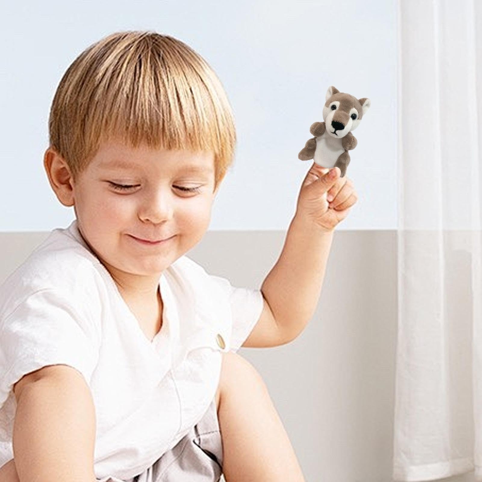 Marionnettes à Main Petits Animaux Marionnettes à Main Douces, Adaptées pour la Narration d'Enfants l'Enseignement la Maternelle Jeu de Rôle Garçons et Filles Cadeaux