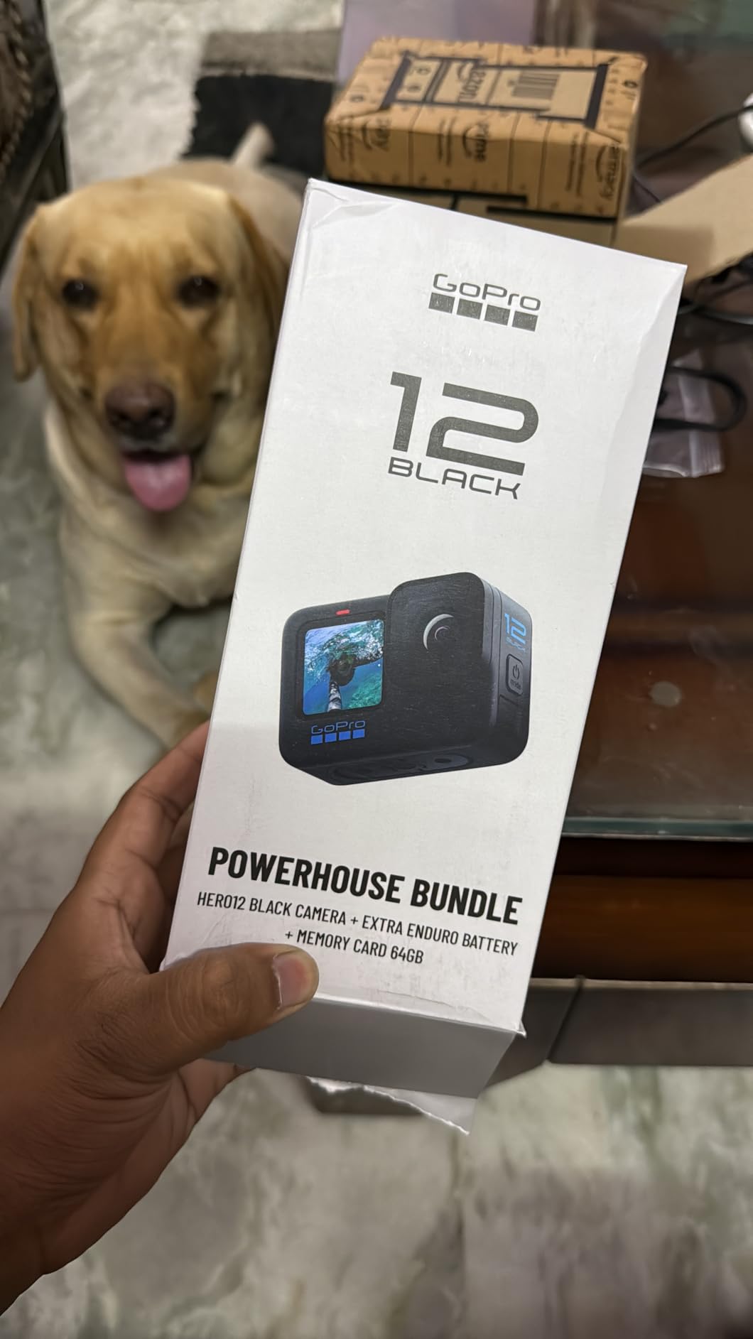 GoPro HERO12 Waterproof Action Camera with Front & Rear LCD Screens, 5.3K60 Ultra HD Video, HyperSmooth 6.0 + AutoBoost, Live Streaming with Enduro Battery