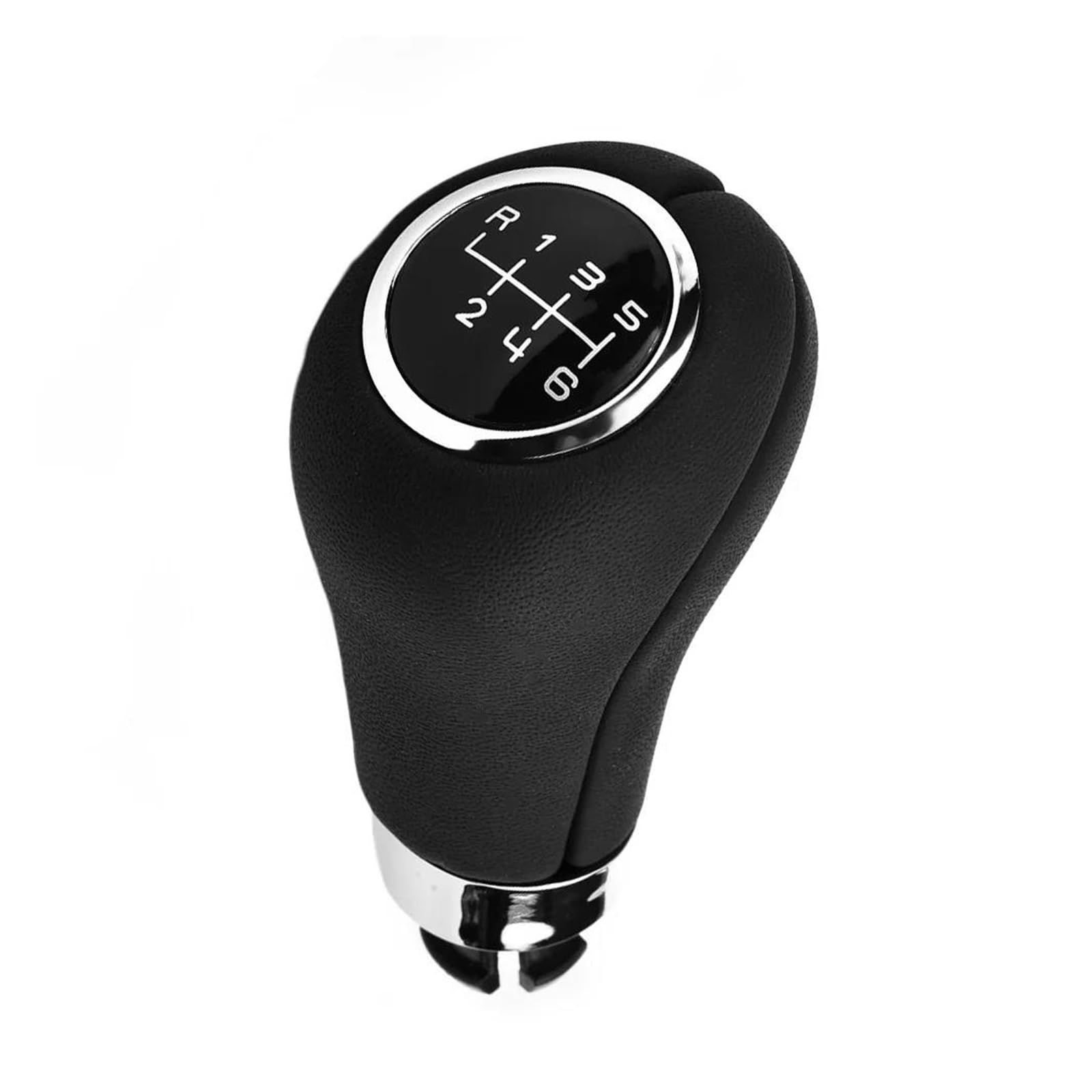 DPEDFVXVMR Gear Stick Head 1PCS for C-Class W203 W204 W209 Black Stitche 6 Speed Manual Shifter Lever Gear Shift Knob Replacement Gear Knob