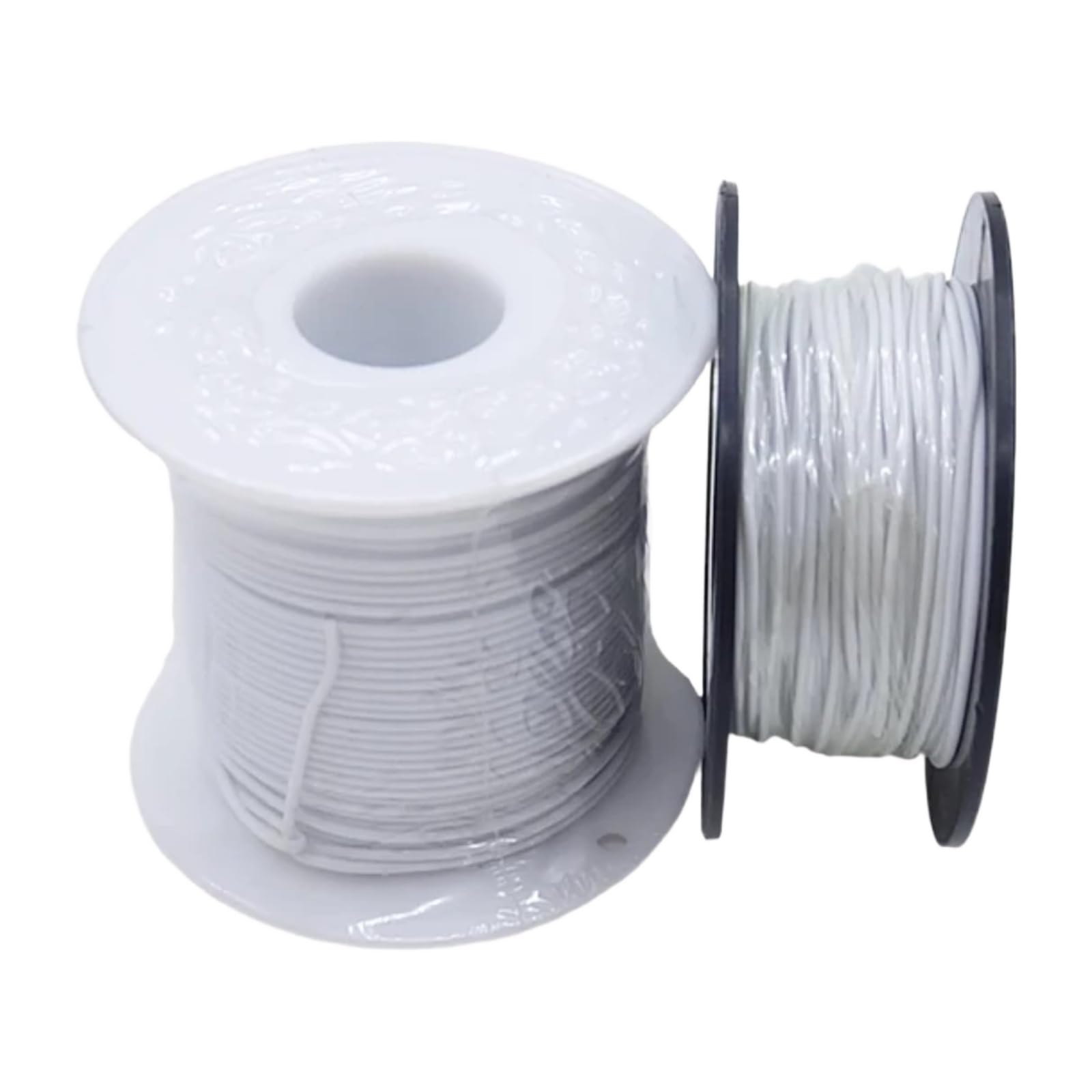 Ultra miękki kabel miedziany 1 rol elastyczny silikonowy 30/28/26/24/22/20AWGDIY kabel (WHITE; 20 metrów (1 rolka); 30AWG)