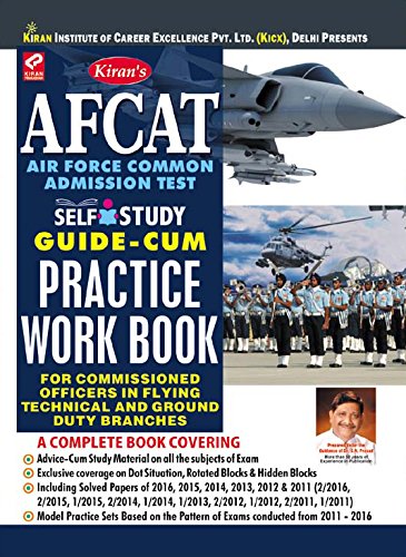 Afcat (Air Force Common Admission Test) Self Study Guide-Cum-Practice Work Book - 1810