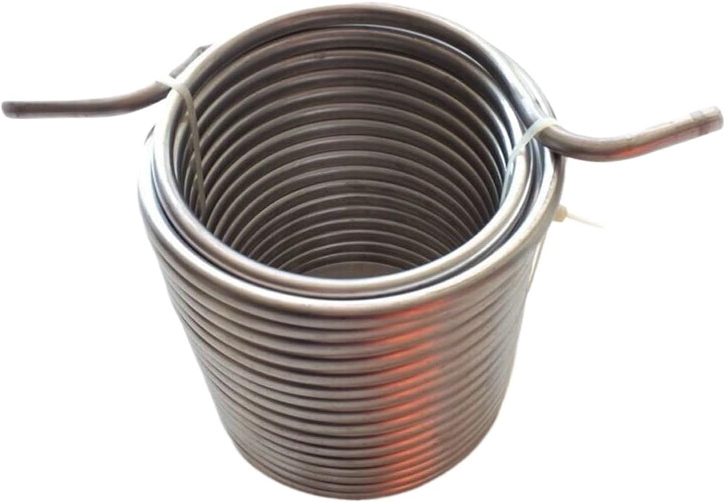 WHYLE Home & Brewing Stainless Steel Wort Chiller for Your Joceky Box Without Connector, 50 '* 3/8 ''304 Brewing Accessories