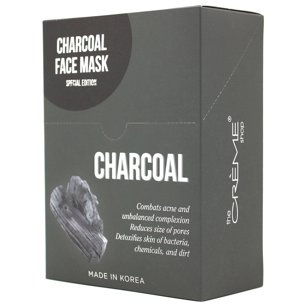 Creme Charcoal Face Mask Collection special edition 12 Pcs