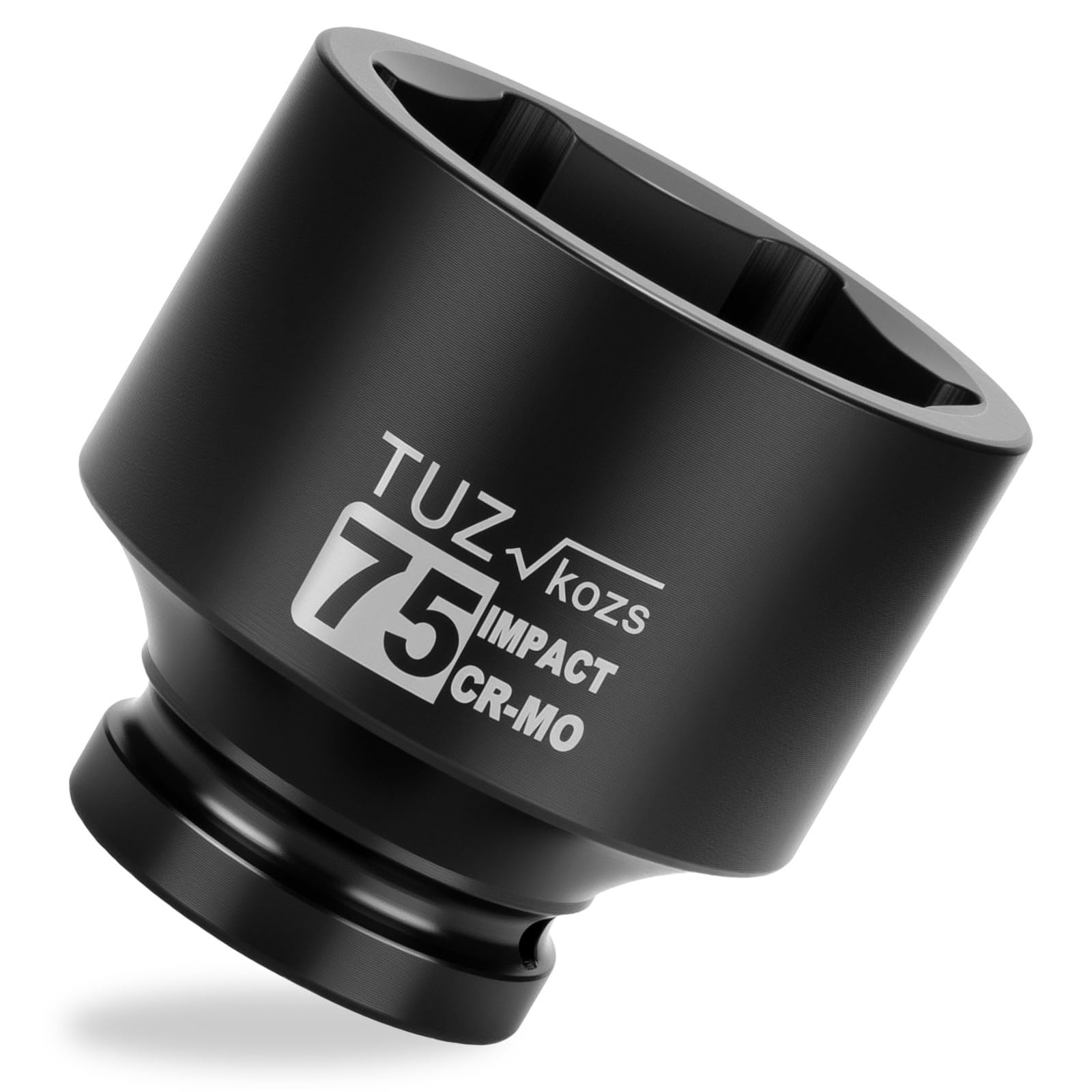 1 Inch Drive 75mm Standard Metric 6 Point CR-MO Impact Socket