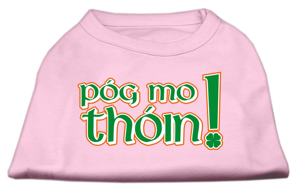 Mirage Pet Products18-Inch Pog Mo Thoin Screen Print Shirt for Pets, XX-Large, Light Pink
