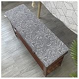 Sitzkissen für 2 3 Personen Bank Bankauflage Indoor/Outdoor Bankauflage Bankkissen Bankpolster Sitzunterlage 2cm 4cm Dick Waschbarer Stoffbezug...