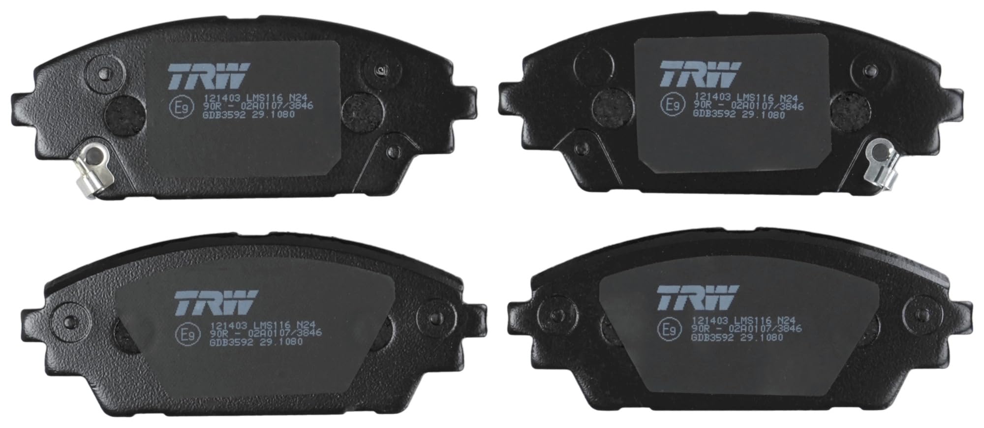 2x ✅Fits TRW GDB3592 HAM PADS.   ⭐UK Seller⭐