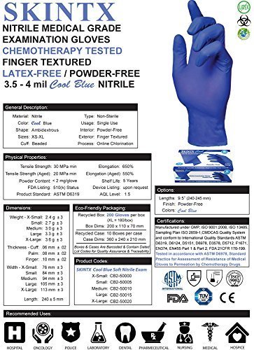 SKINTX Nitrile Exam Glove, Large