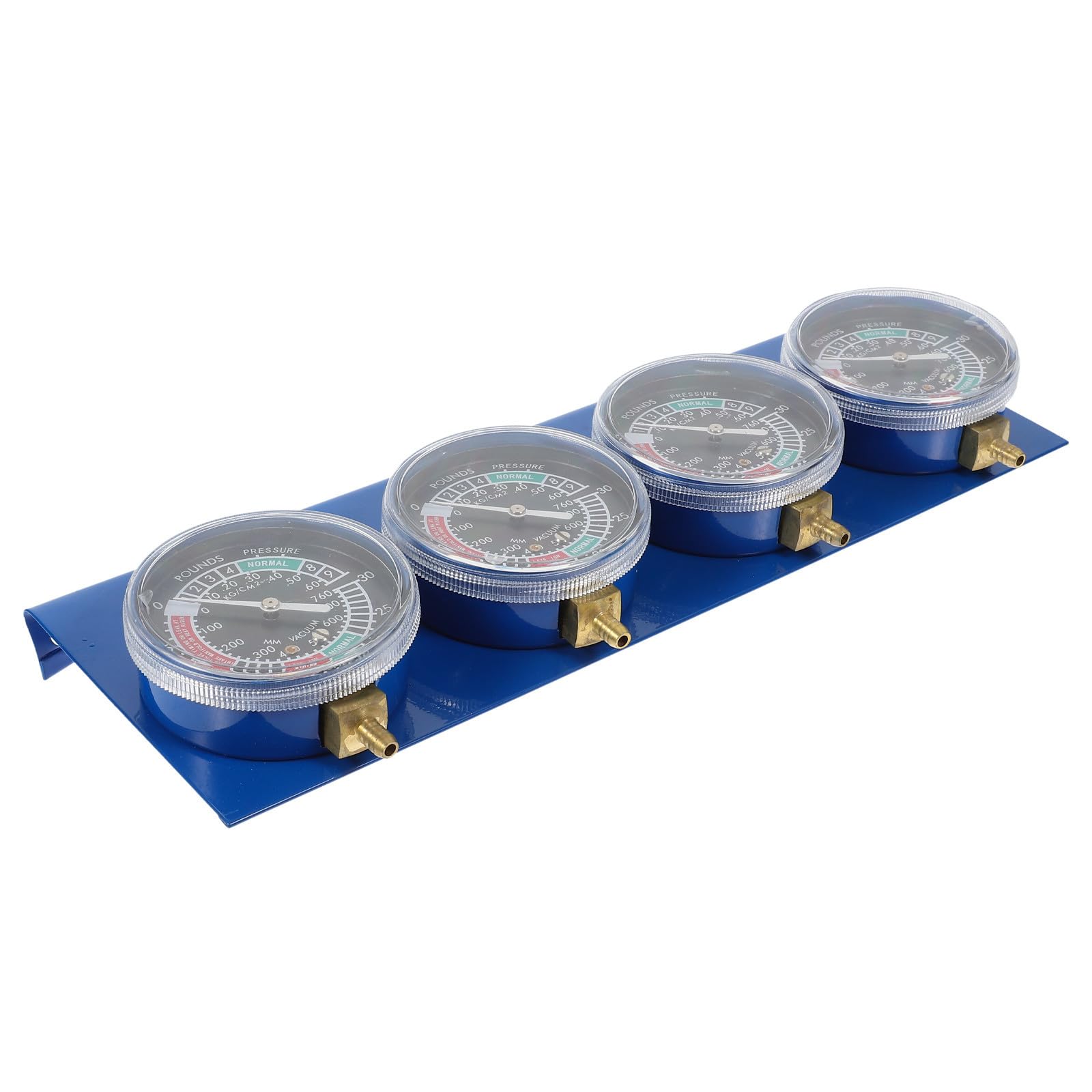 Zerodeko Vakuummeter Satz für Kraftfahrzeuge 4 zylinder Edelstahl/gummi/kupfer/abs zur Vergaser Synchronisation für Motorradreparatur und Kfz Wartung