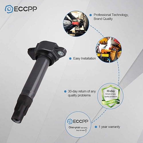 Vista 1896 de ECCPP Bobinas de encendido portátiles de repuesto para automóvil compatibles con Infiniti I30/para Nissan Maxima 3.0L V6 2000-2001 Reemplazo