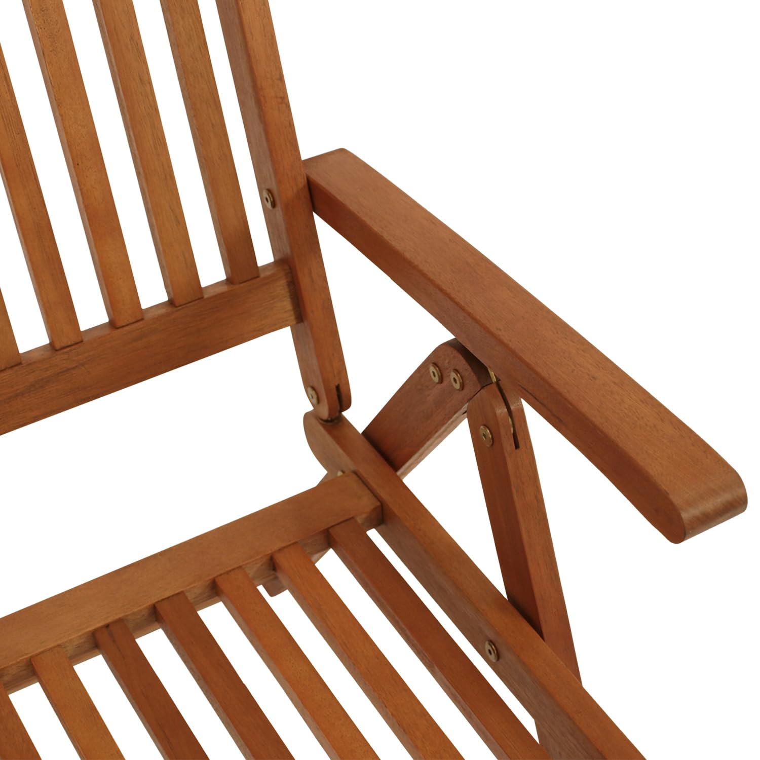 DEGAMO 2X Klappsessel LAGO 8-Fach verstellbar, Eukalyptus geölt, FSC®-Zertifiziert