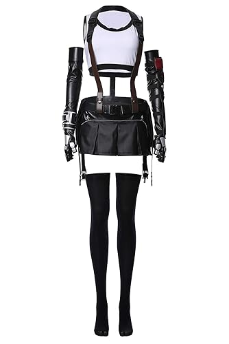 COSTHAT Womens Cosplay Costume Outfit Halloween Black Uniform - Black - Small