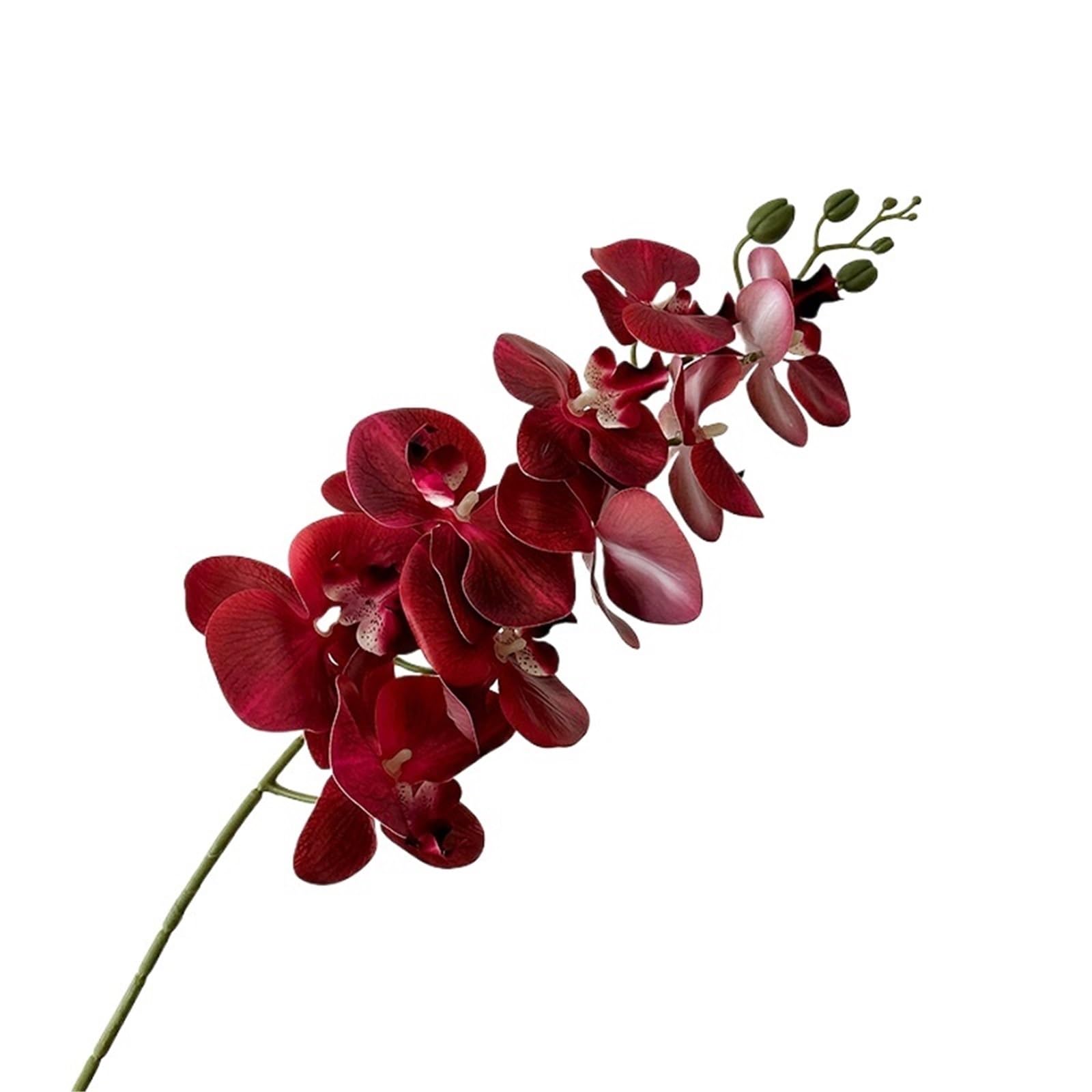 LSYHHXC Artificial Orchid Artificial Flower Phalaenopsis Wedding Home Photography Fake Flowers Hotel Arrangement Background Decor