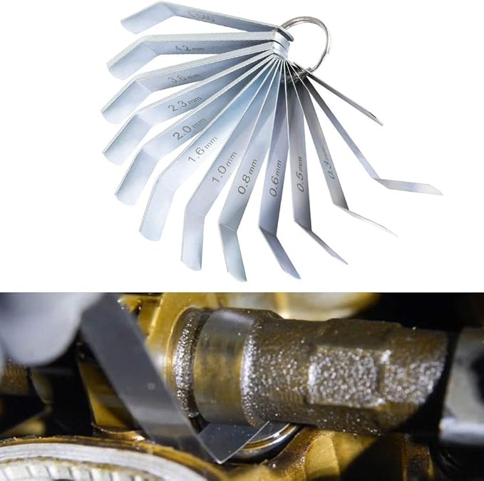 Royalo Feeler Gauge 14pc Jake Brake Tool Set Compatible with Volvo and