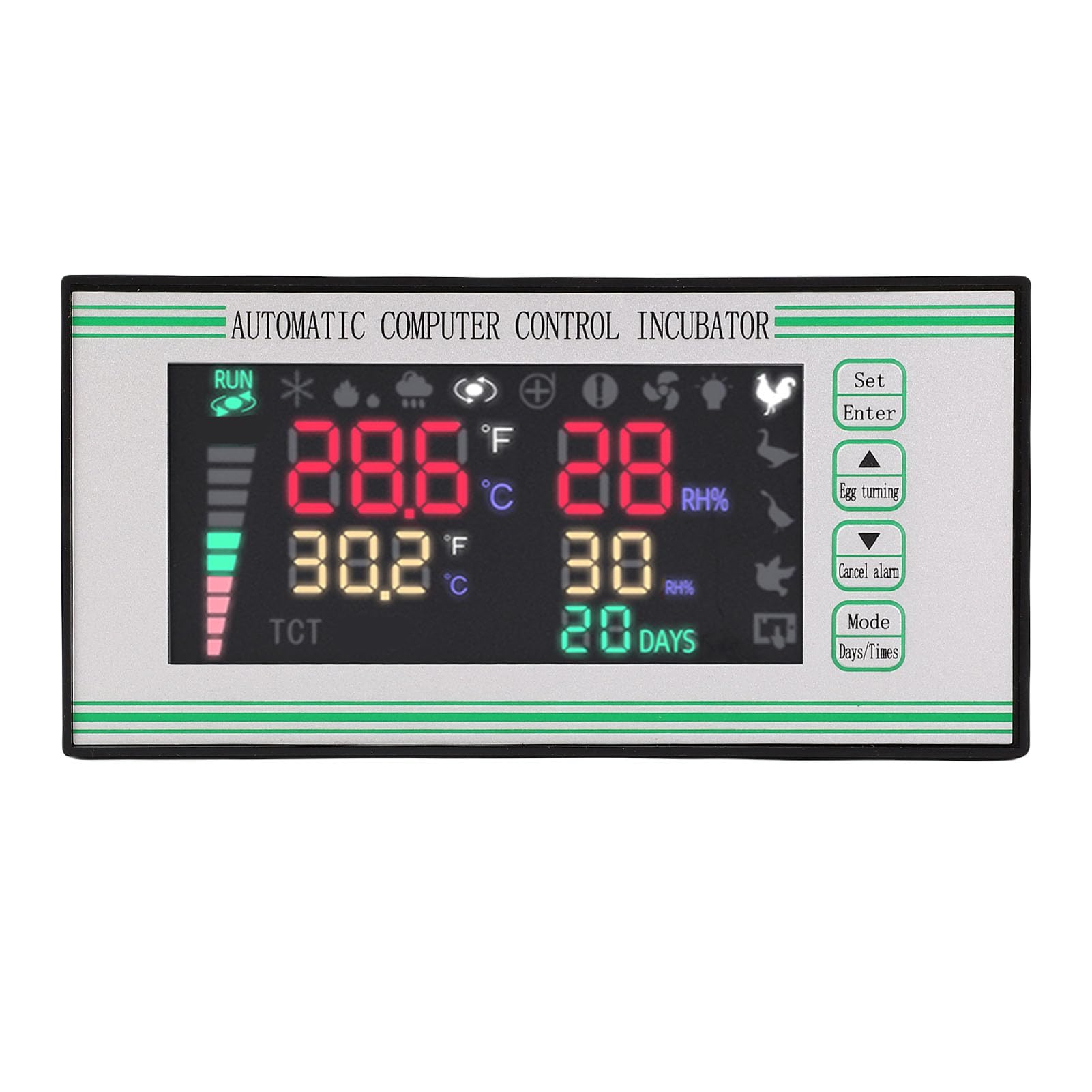 Keenso Computer Automatic Control Incubator, Accurate Temperature Humidity