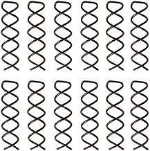 LEBQ Pin à Cheveux en Spirale Pin Spiral Épingle à Cheveux en Spirale Style de Cheveux Bricolage 20 Pièces (Noir