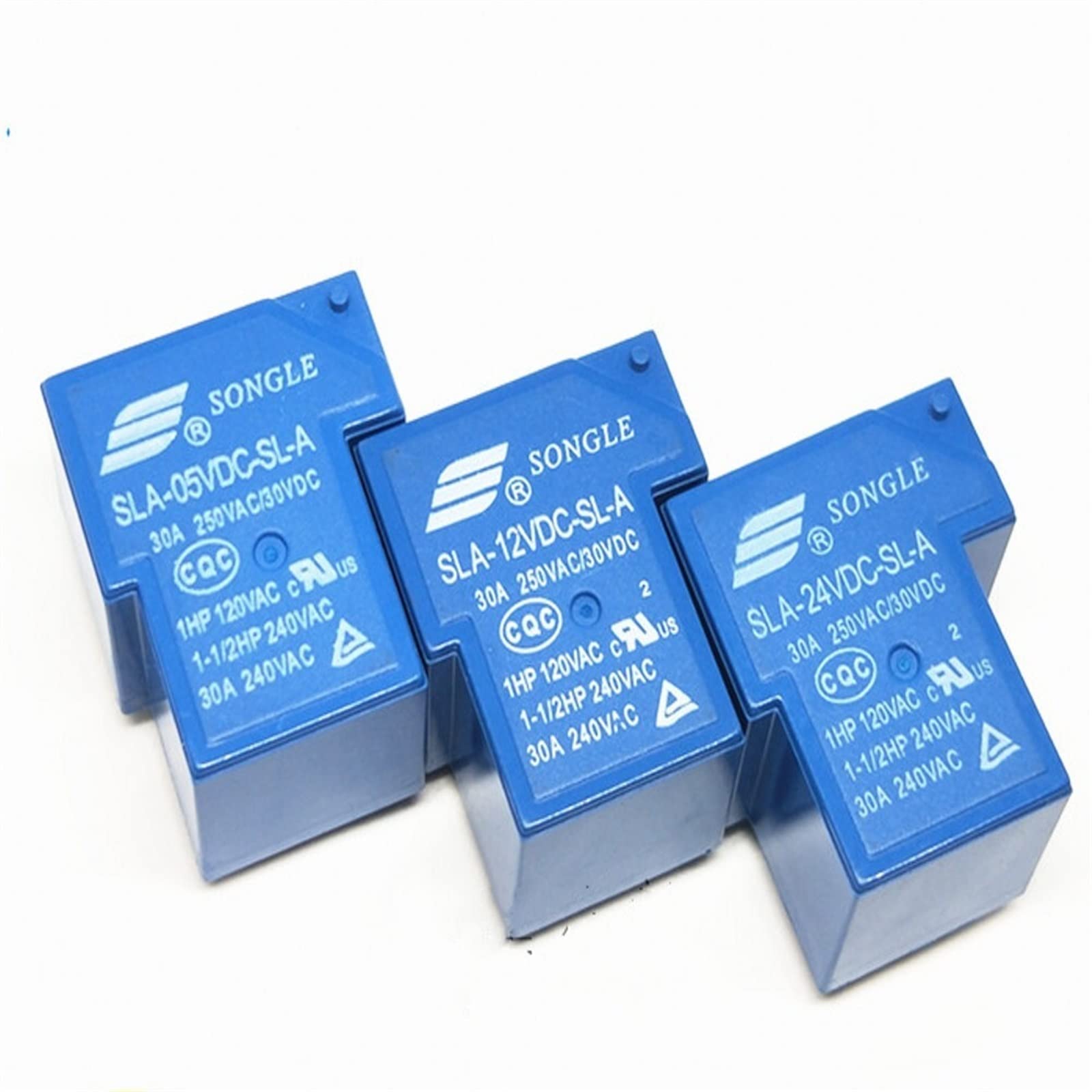 JGNAYRKJQI 10PCS/lot Power relays SLA-05VDC-SL-A SLA-09VDC-SL-A SLA-12VDC-SL-A SLA-24VDC-SL-A 5V 9V 12V 24V 30A 4PIN T90