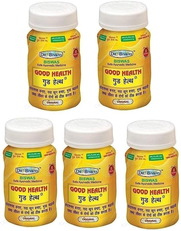 Truly Grow Original Good Health 50 Capsules -Pack of 5, 225 grams