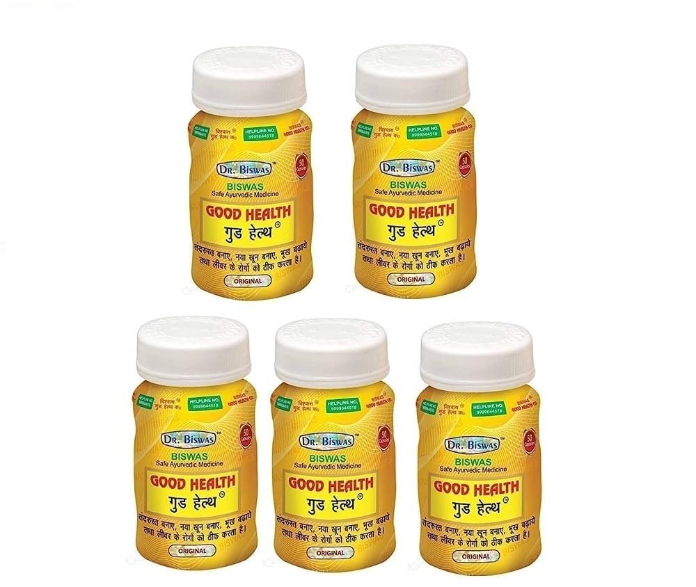 Truly Grow Original Good Health 50 Capsules -Pack of 5, 225 grams