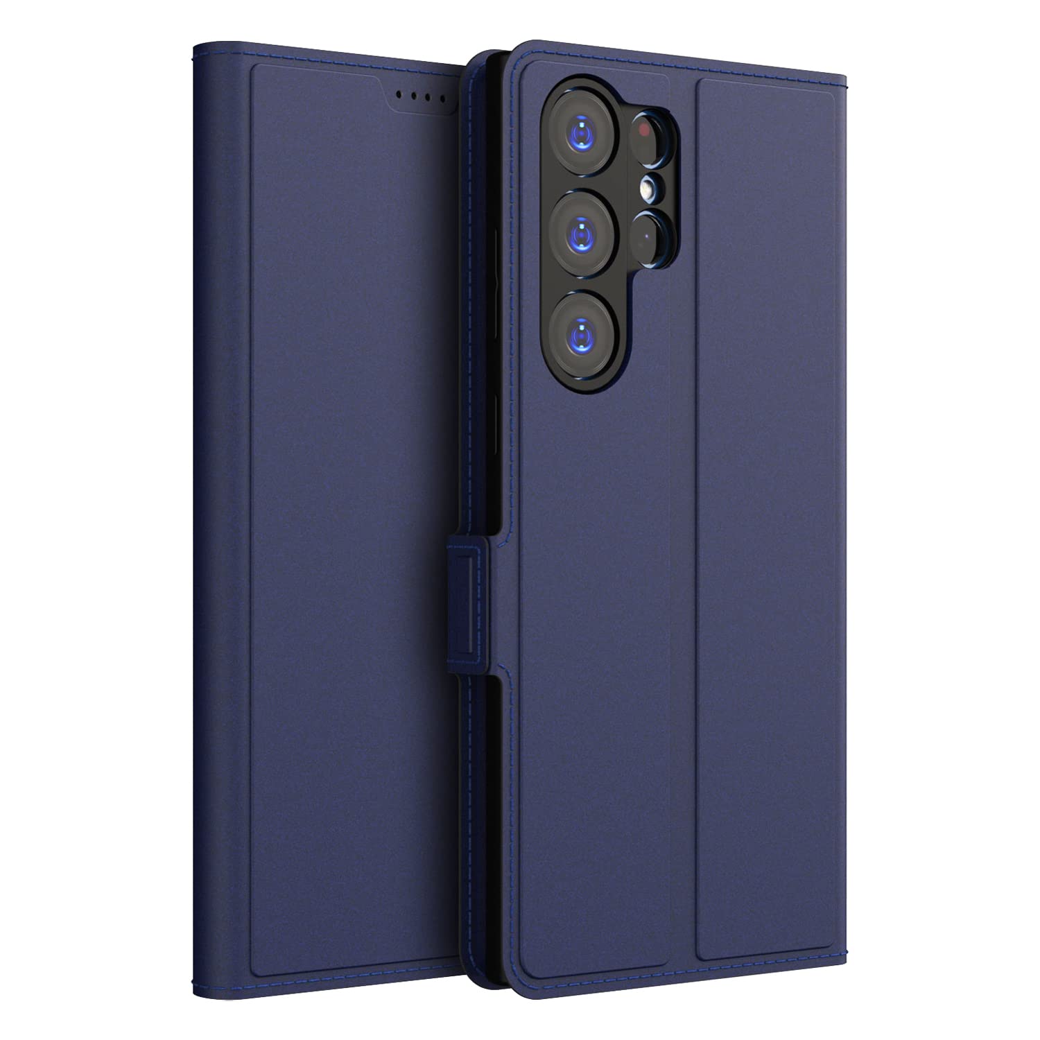 Kapa Noble Slim Magnetic Leather Flip Case Cover for Samsung Galaxy S23 Ultra,Card Holder Stand Leather Flip Wallet Case (Blue) (B0BQ2ZPRGS) Amazon Price History, Amazon Price Tracker
